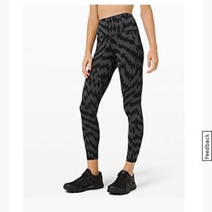 Lulumon Wunder Train high rise 25" leggings, sz 12